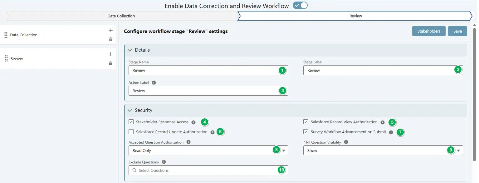 Application Review Workflow - SurveyVista