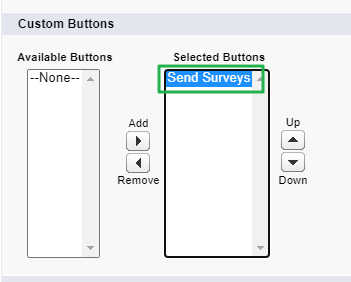 Expose a “Send Survey” button on object’s list views to send a survey ...