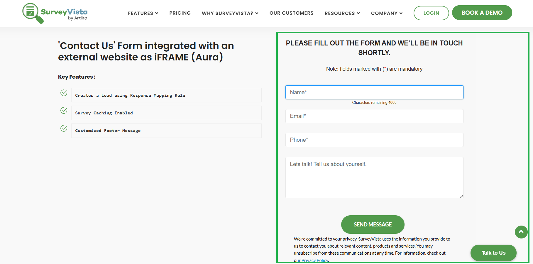 Embed Surveys as a Web Form Using iFrame (Aura or LWR Site Template)