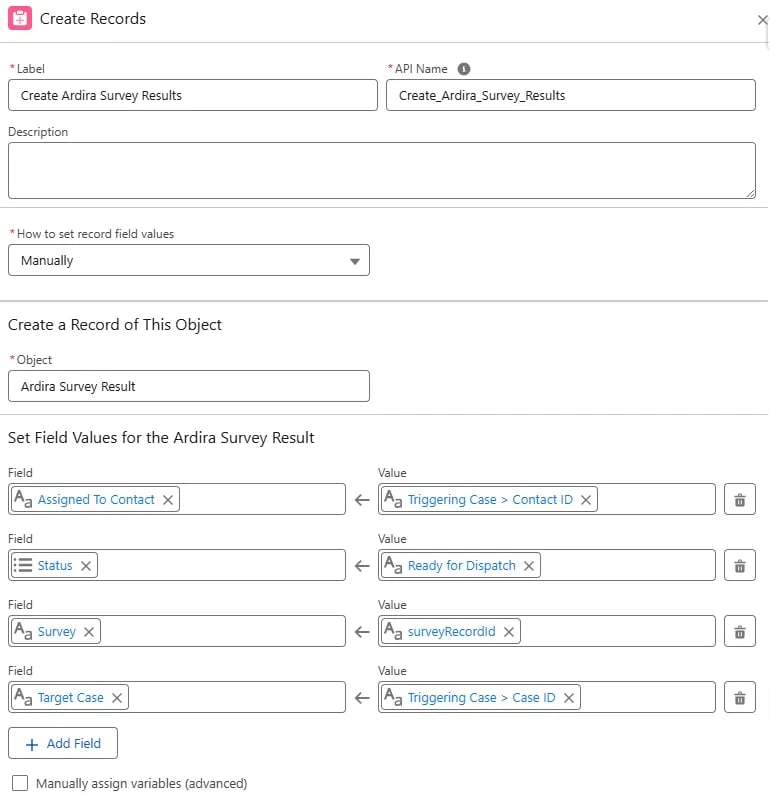 Send Surveys Using Flow - SurveyVista