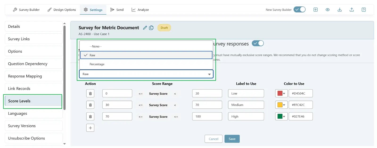 Survey Metrics - SurveyVista