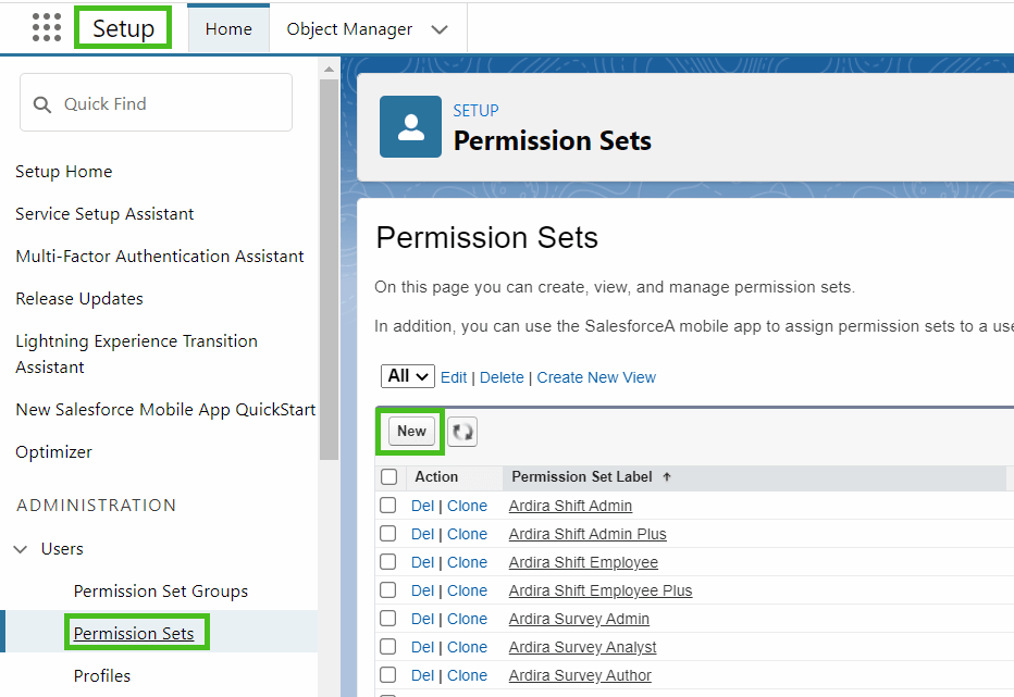 SurveyVista Custom Settings and Ardira Administration