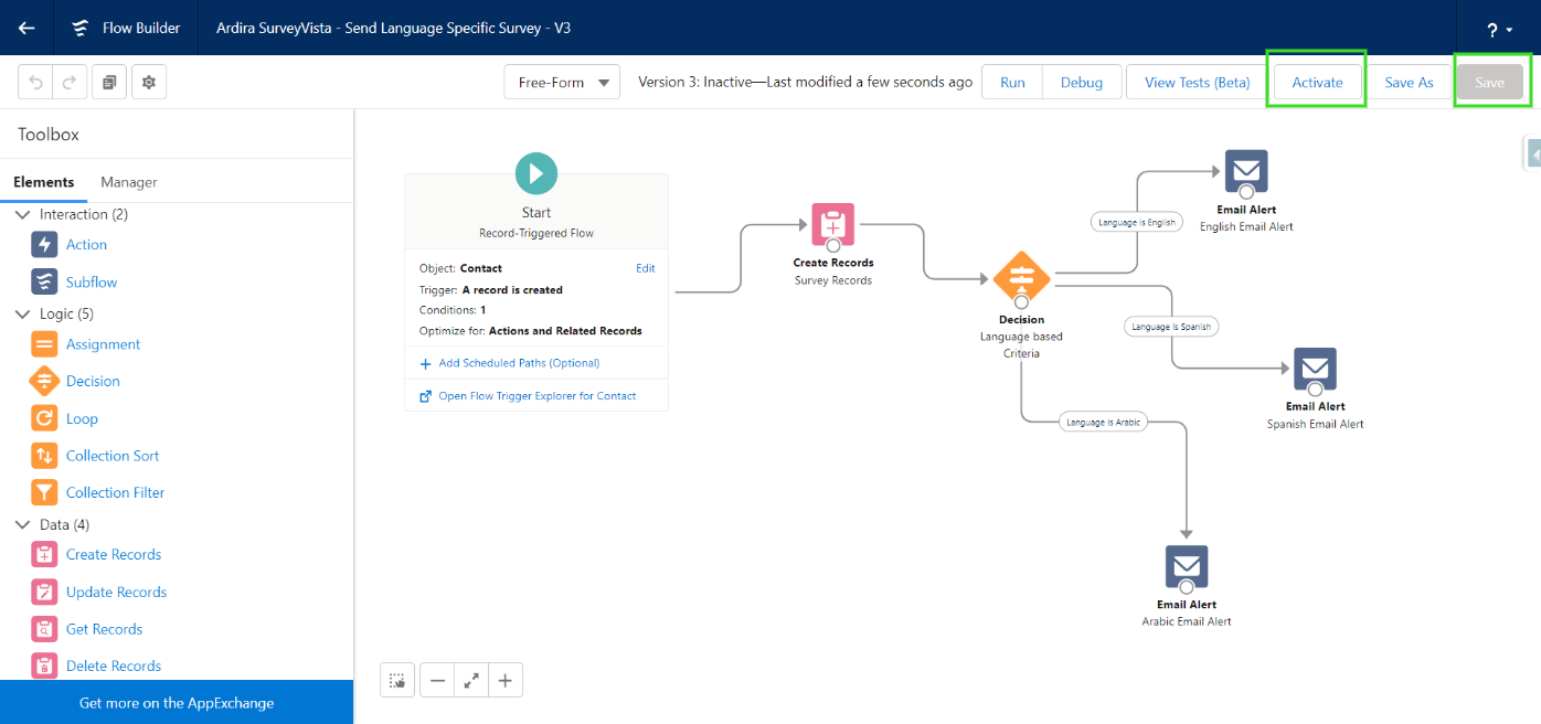 Assign a Survey with a Language Specific Email Template to a Contact ...